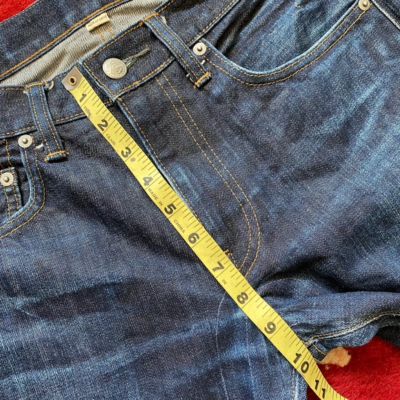 J Crew 484 Slim Raw Ridgid Jeans 30 x 32 Japanese Kaihara - Picture 3 of 14